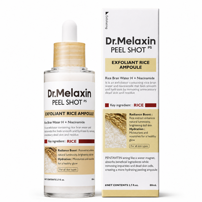 Dr.Melaxin Peel Shot Exfol White Rice Ampoule